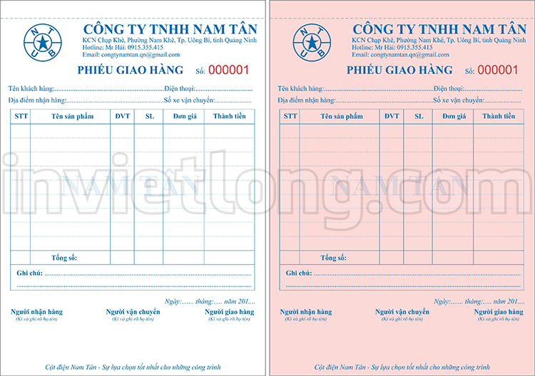 in hóa đơn giá rẻ Quảng Ninh